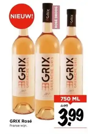 Vomar Voordeelmarkt Grix rosé aanbieding