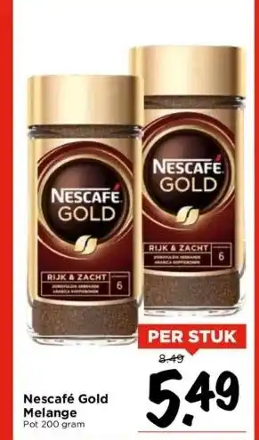 Vomar Voordeelmarkt Nescafé gold melange aanbieding