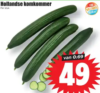 Dirk Hollandse komkommer aanbieding