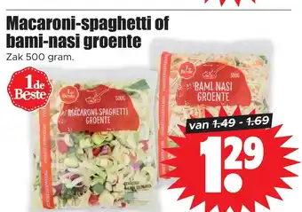 Dirk Macaroni-spaghetti of bami-nasi groente aanbieding