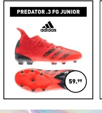 Intersport Twinsport Adidas Predator .3 FG Junior aanbieding