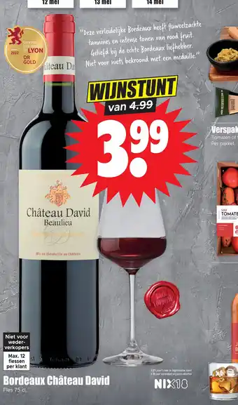 Dirk Bordeaux château david aanbieding