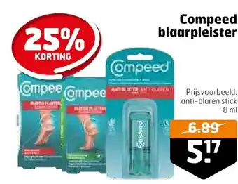 Trekpleister Compeed blaarpleister aanbieding