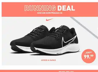 Intersport Twinsport Nike Air Zoom Pegasus 38 Heren & Dames aanbieding