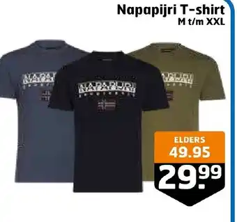 Trekpleister Napapijri T-shirt aanbieding