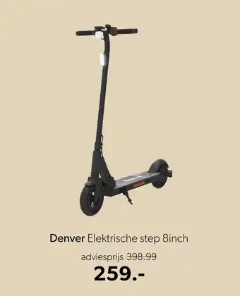 Wehkamp Denver elektrische step 8inch aanbieding