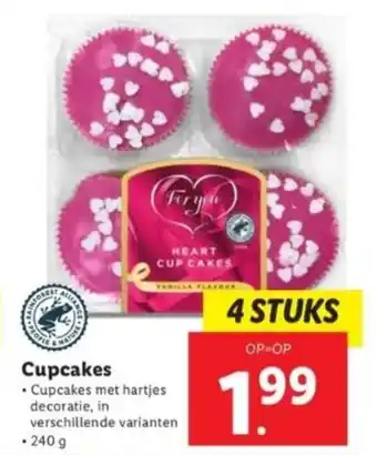 Lidl Cupcakes 240g aanbieding