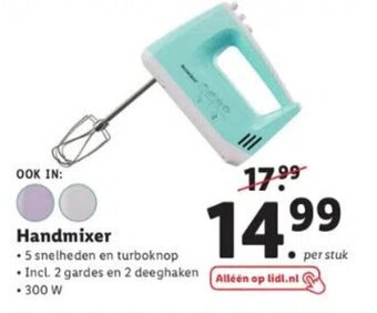 Lidl Handmixer aanbieding