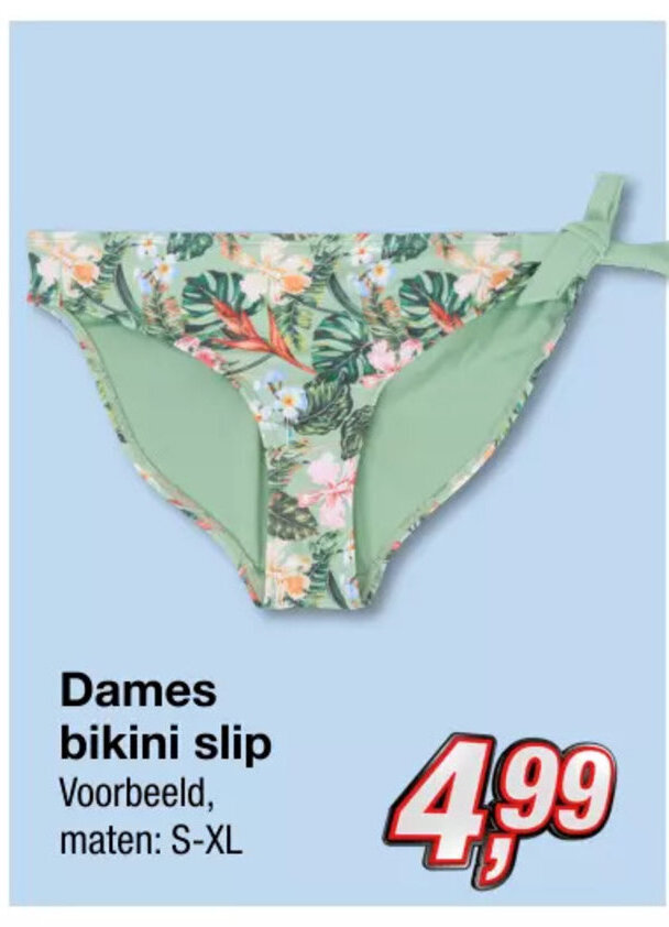 Dames bikini slip aanbieding bij Kik