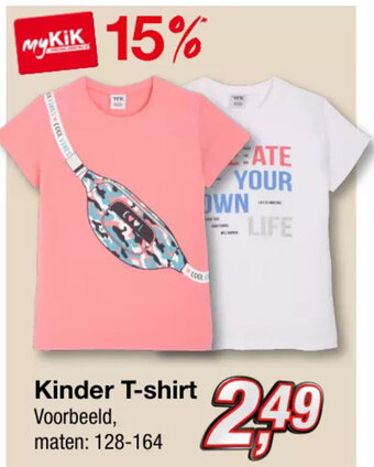 Kik Kinder T-shirt aanbieding