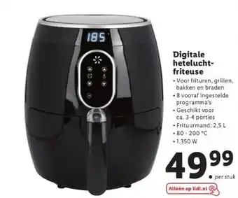 Lidl Digitale hetelucht aanbieding