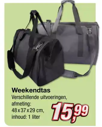 Kik Weekendtas 48x38x29CM aanbieding