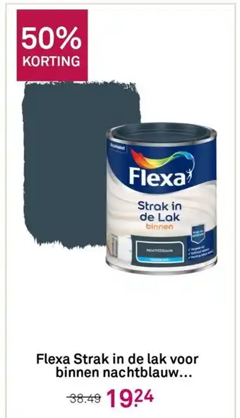 Karwei Flexa Strak in de lak voor binnen nachtblauw... aanbieding