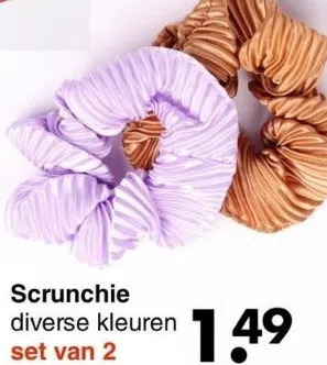 Wibra Scrunchie aanbieding