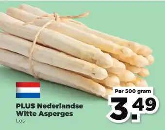 PLUS Plus nederlandse witte asperges aanbieding