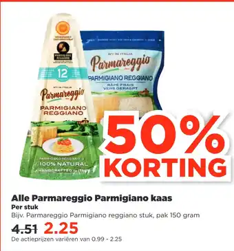 PLUS Alle parmareggio parmigiano kaas aanbieding