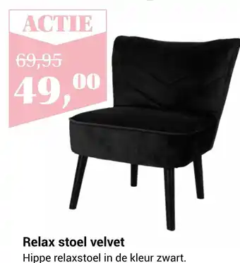 Tuincentrum Osdorp Relax stoel velvet aanbieding