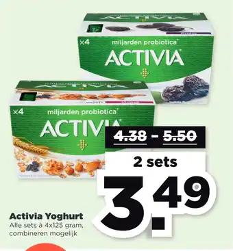 PLUS Activia yoghurt aanbieding