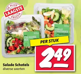 Nettorama LAAGSTE PRIJZEN Salade Schotels aanbieding