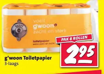 Nettorama g'woon Toiletpapier PAK 8 ROLLEN aanbieding