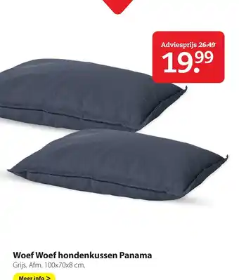 Pets Place Woef woef hondenkusen panama aanbieding