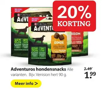 Pets Place Adventuros hondensnacks aanbieding