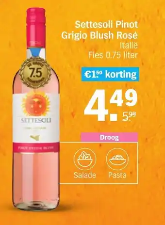 Albert Heijn Settesoli Pinot Grigio Blush Rosé aanbieding