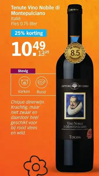 Albert Heijn Tenute Vino Nobile di Montepulciano aanbieding