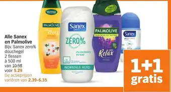 Albert Heijn Alle Sanex en Palmolive aanbieding