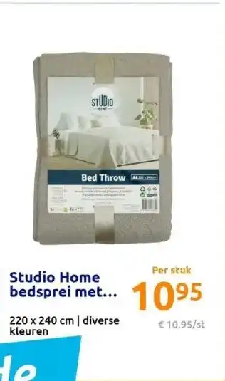 Action Studio home bedsprei met... aanbieding