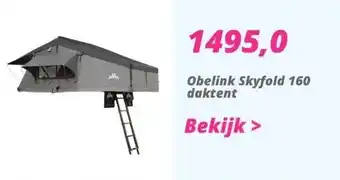 Obelink Obelink skyfold 160 daktent aanbieding