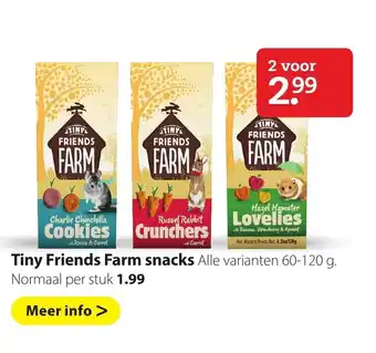 Pets Place Tiny friends farm snacks aanbieding