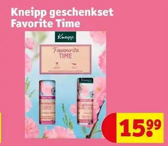 Kruidvat Kneipp geschenkset Favorite Time aanbieding