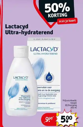 Kruidvat Lactacyd Ultra-hydraterend aanbieding