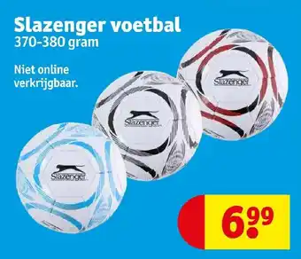 Kruidvat Slazenger voetbal 370-380 gram aanbieding