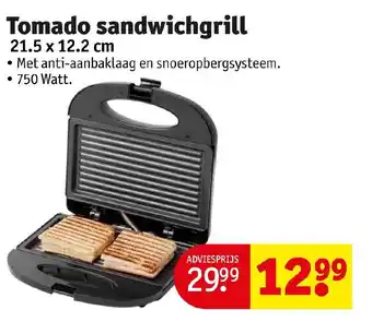 Kruidvat Tomado sandwichgrill aanbieding