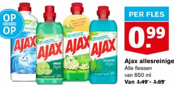 Hoogvliet Ajax allesreiniger 650ml aanbieding