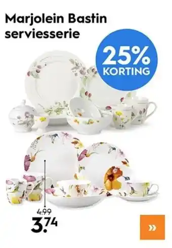 Blokker Marjolein bastin serviesserie aanbieding