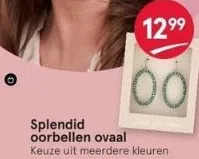 Etos Splendid oorbellen ovaal aanbieding