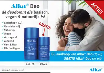 Gezond & Wel Alka® deo aanbieding