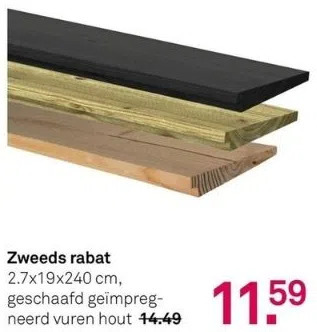 Karwei Zweeds rabat aanbieding