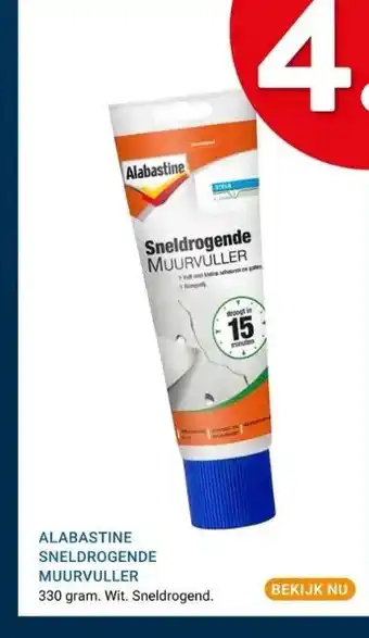 Kluswijs Alabastine sneldrogende muurvuller aanbieding