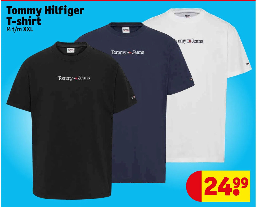 Tommy hilfiger tshirt aanbieding bij Kruidvat