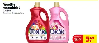 Kruidvat Woolite wasmiddel aanbieding