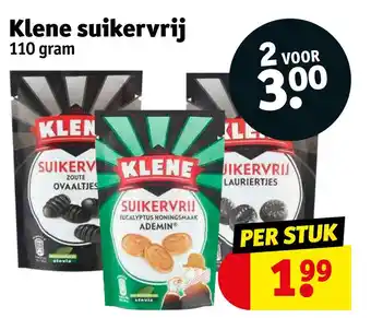 Kruidvat Klene suikervrij aanbieding