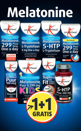 Lucovitaal Melatonine aanbieding
