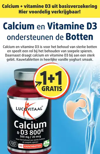 Lucovitaal Calcium + vitamine d3 aanbieding