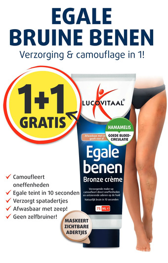 Lucovitaal Egale bruine benen aanbieding