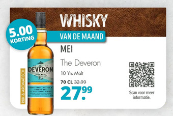 Mitra The deveron 10 yrs malt aanbieding