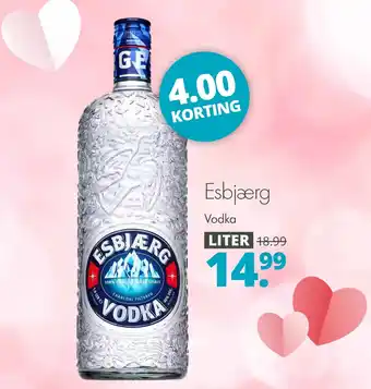 Mitra Esbjærg vodka aanbieding